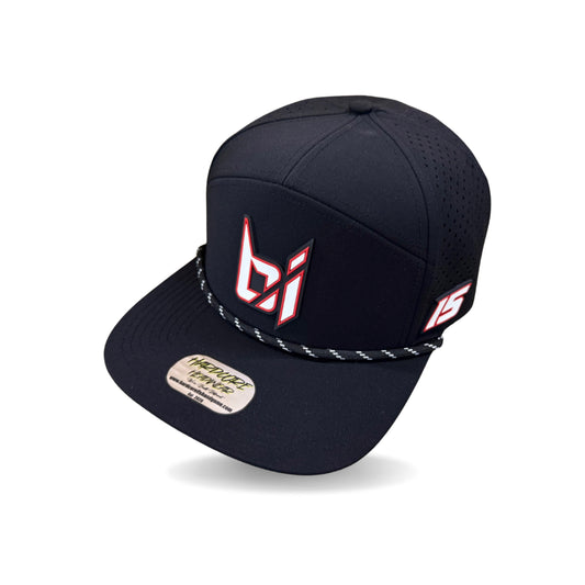7-Panel Rubber bi Patch Snapback